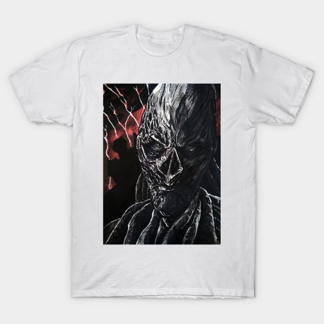 Stranger Things "Suffering's End" Vecna portrait (original) T-Shirt by StagArtStudios